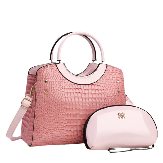 Vintage Style Bucket Zipper Handbag